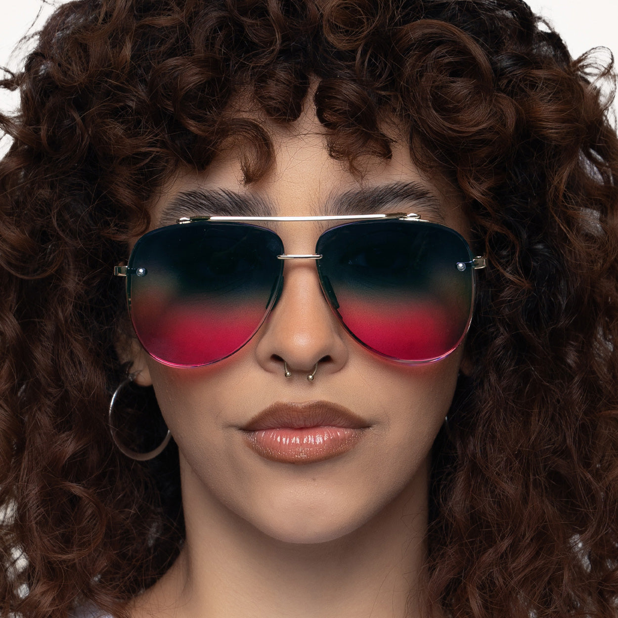 Gloria Pride Aviator Sunglasses