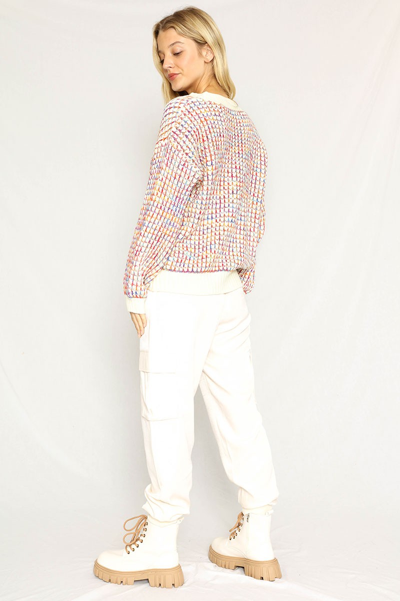 Laney Multicolored Knit Sweater