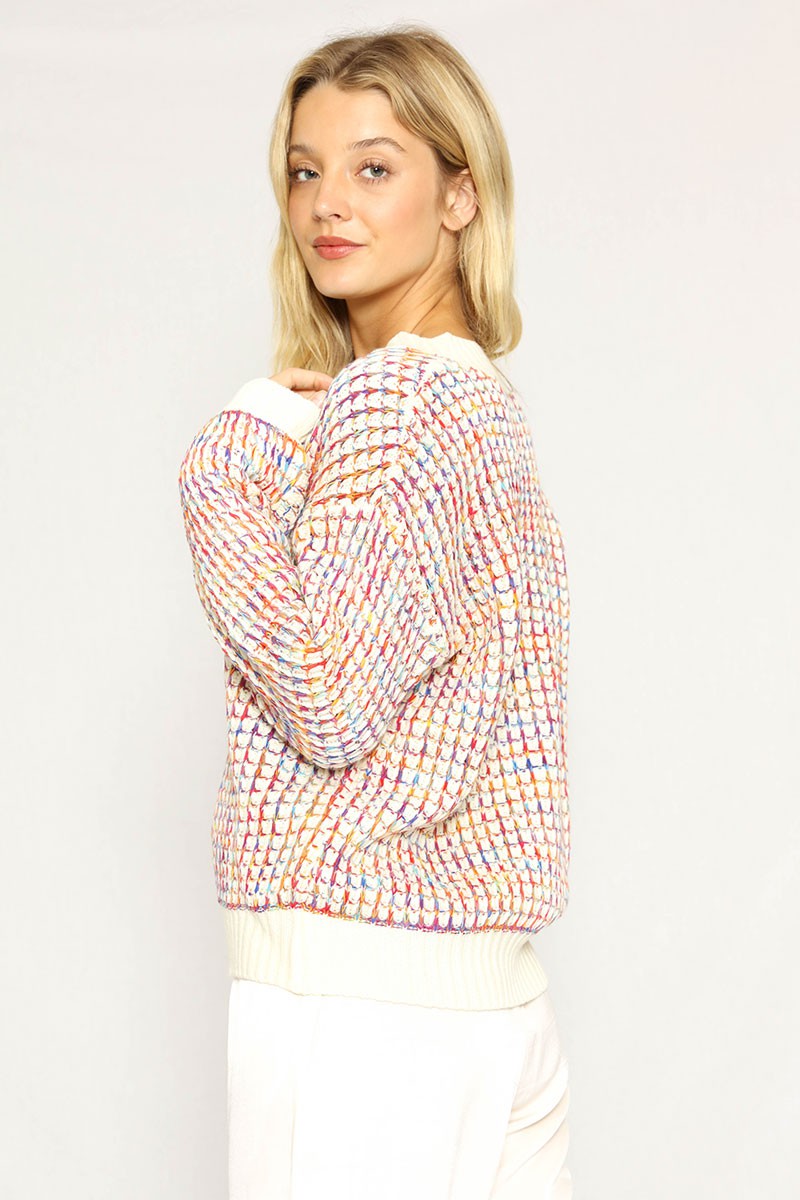 Laney Multicolored Knit Sweater