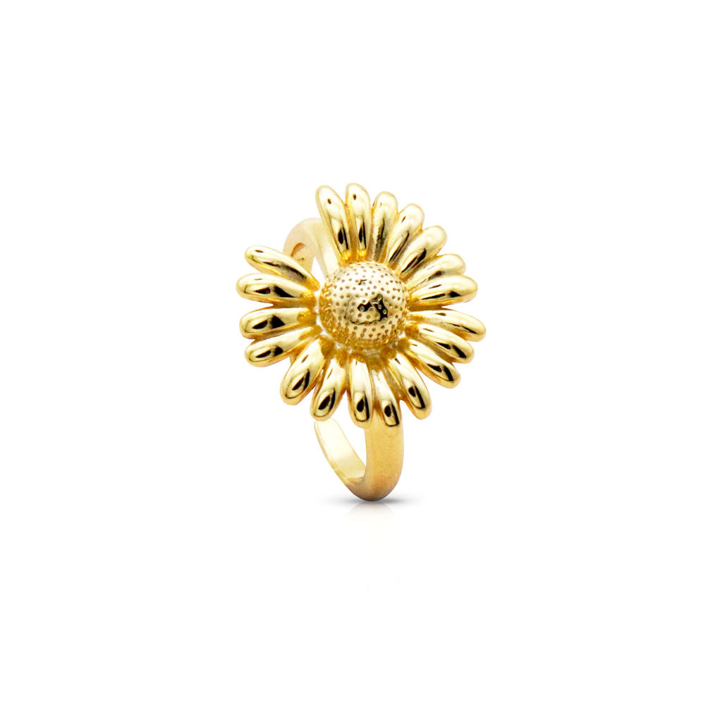 Bernetta Gold Daisy Ring
