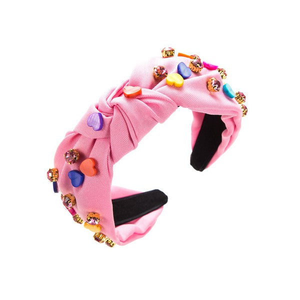 Amelia Heart Embellished Headband