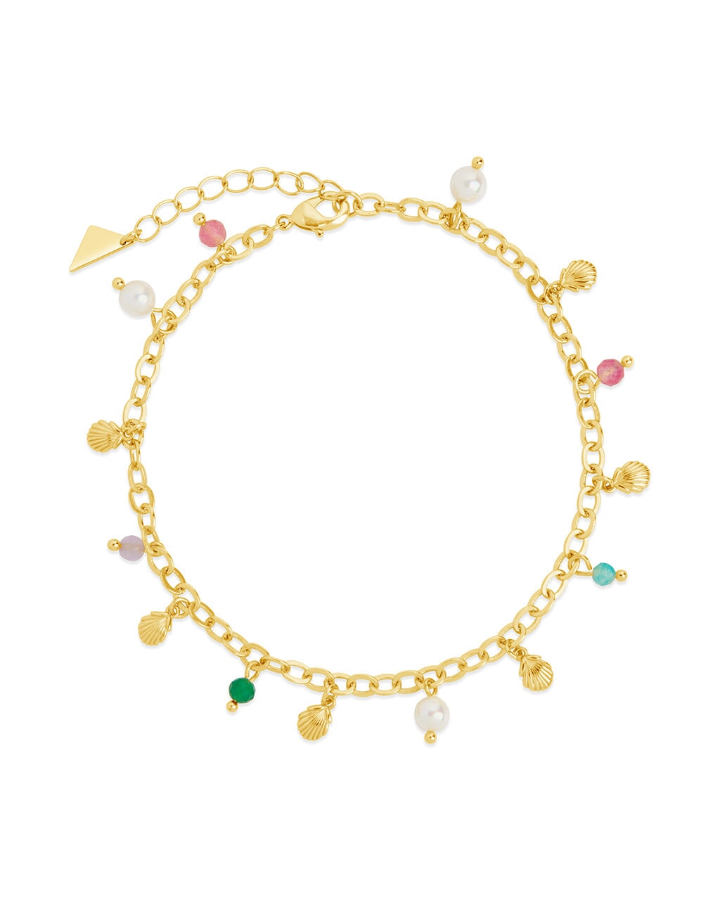 Tula Pearl Shell Charm Anklet
