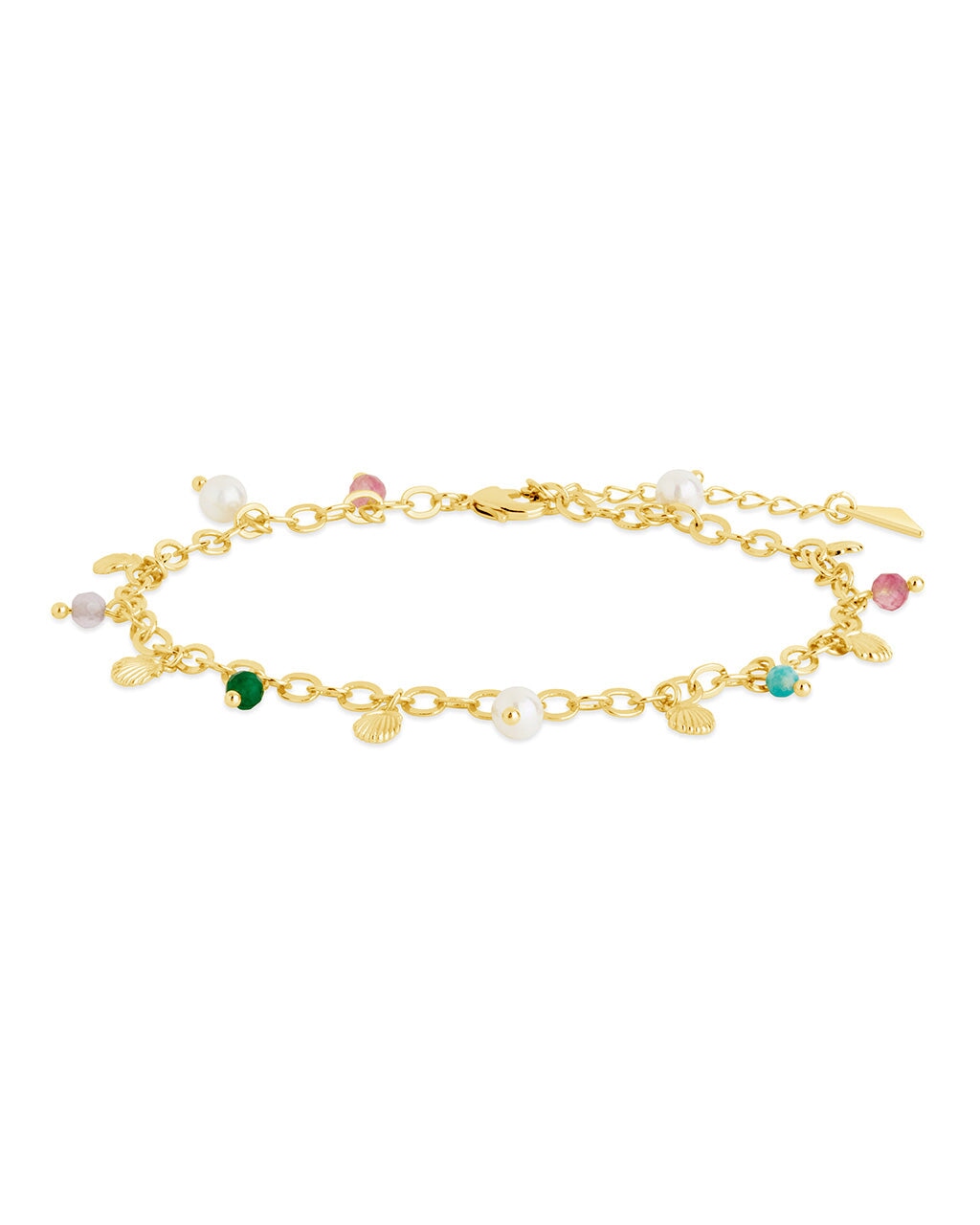 Tula Pearl Shell Charm Anklet