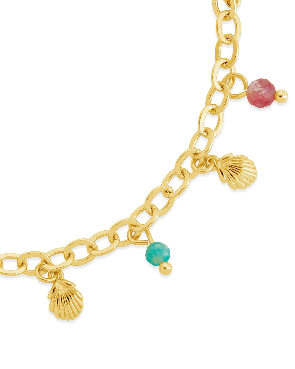 Tula Pearl Shell Charm Anklet