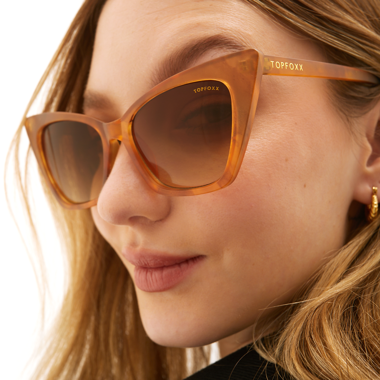 Soleil Translucent Cateye Sunglasses