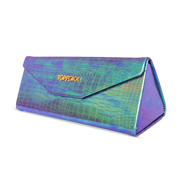 Holographic Foldable Sunglasses Case