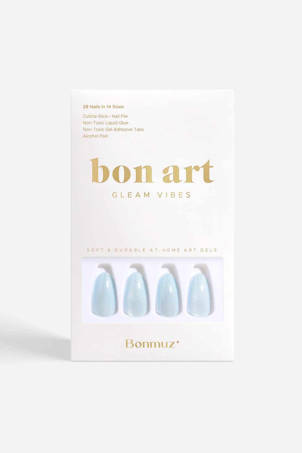 Glacial Quartz Press-On Nails