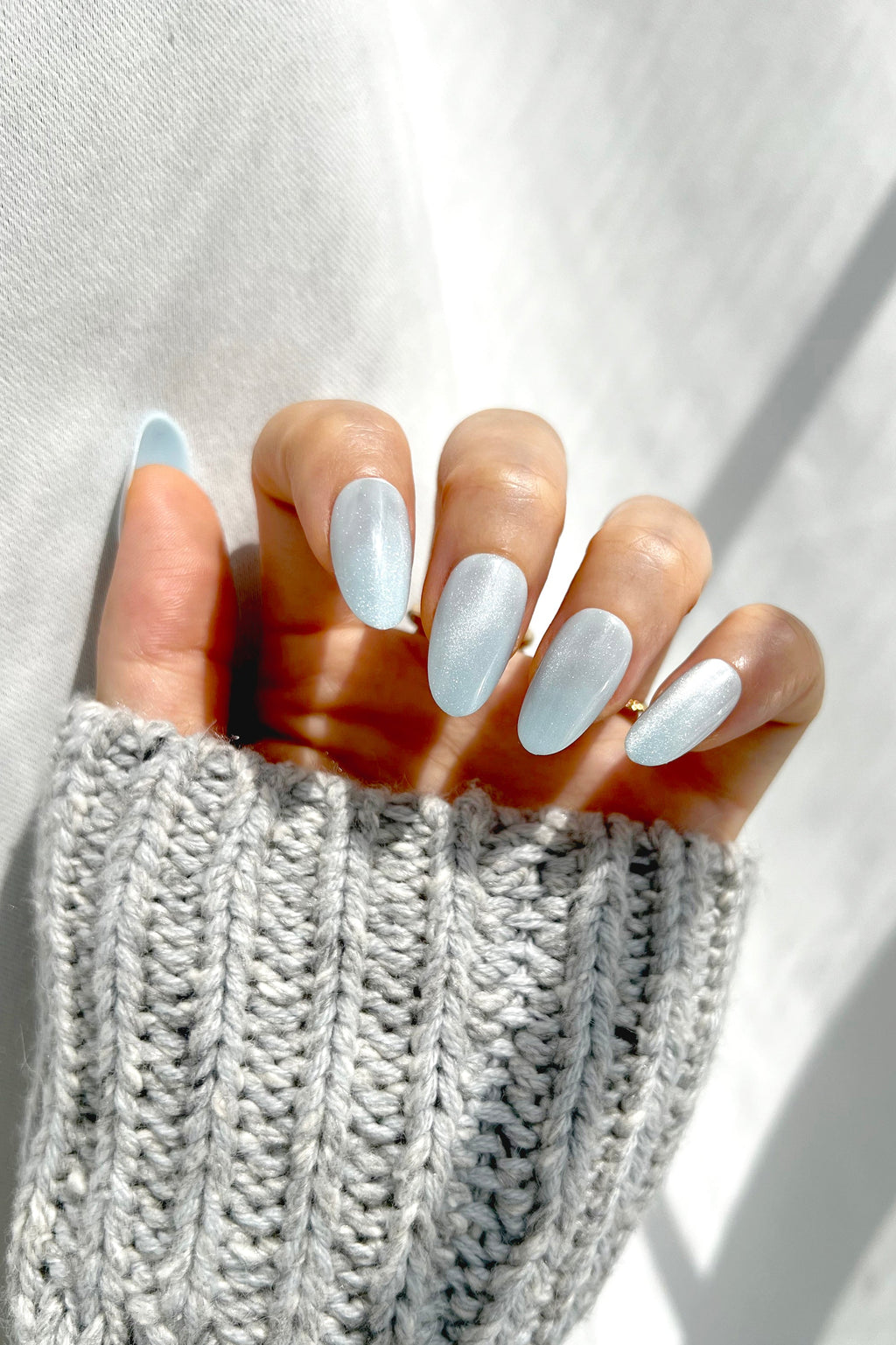 Glacial Quartz Press-On Nails