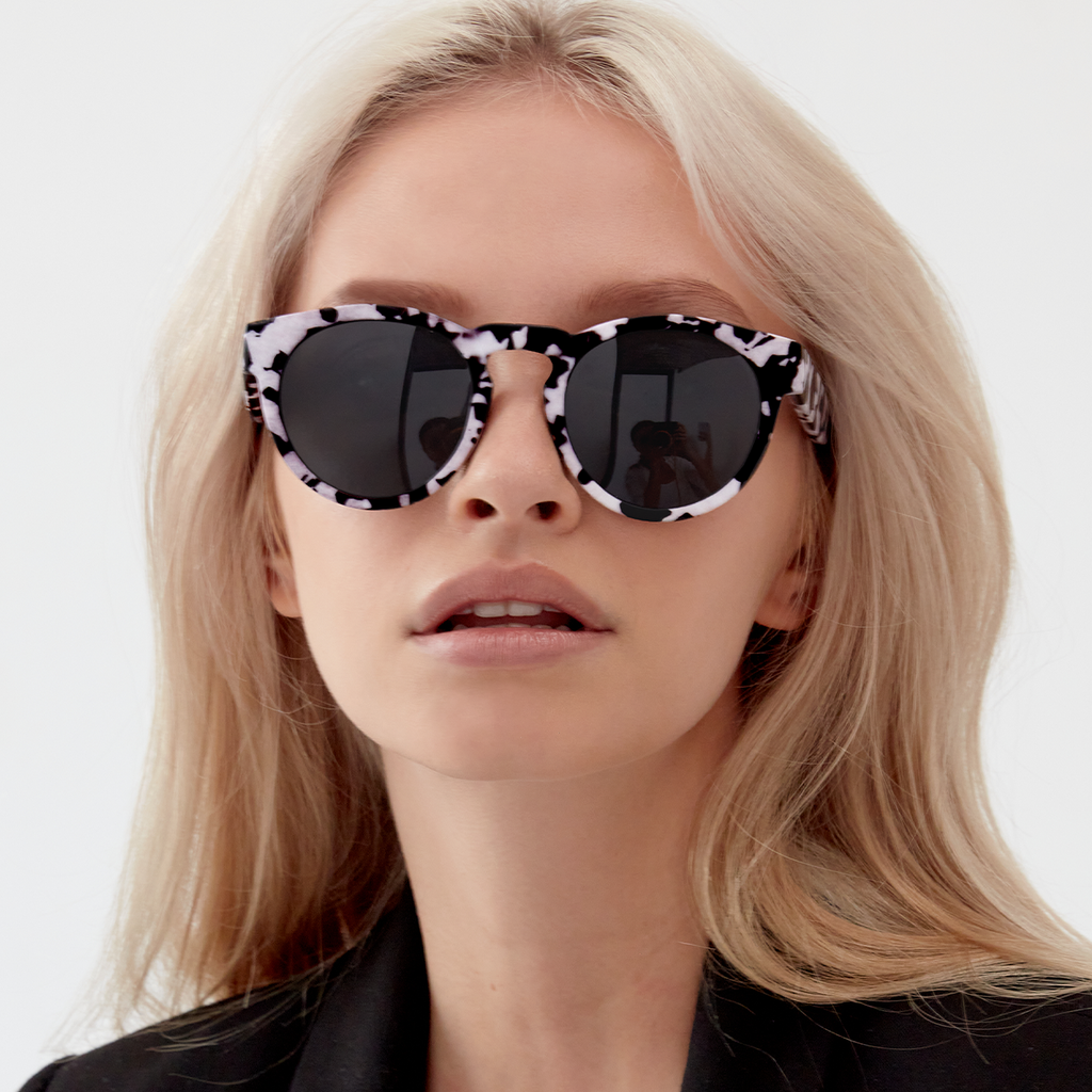Odette White Tortoise Sunglasses