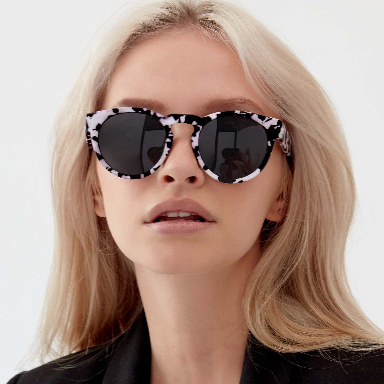 Odette White Tortoise Sunglasses