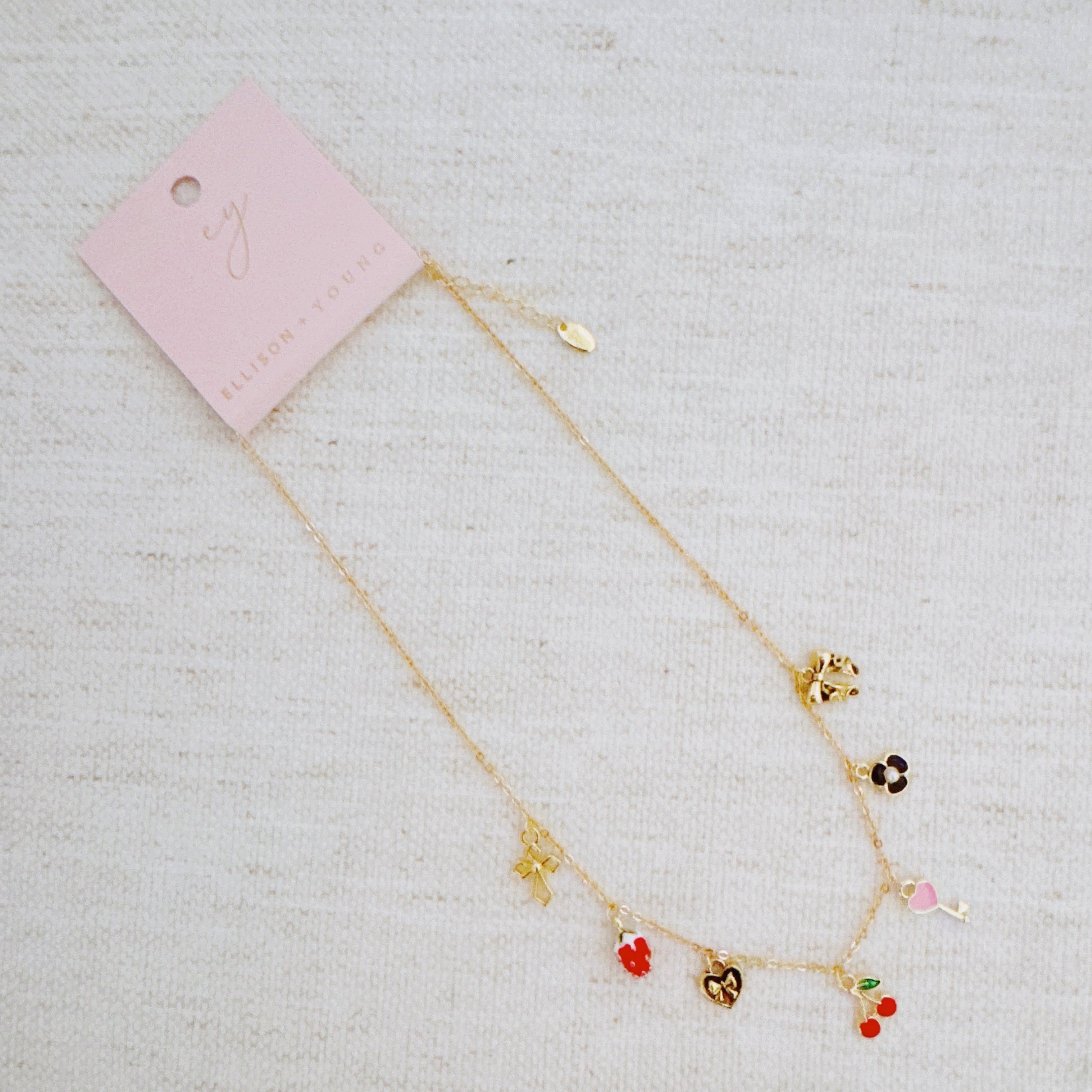 Cherry Berry Charm Necklace