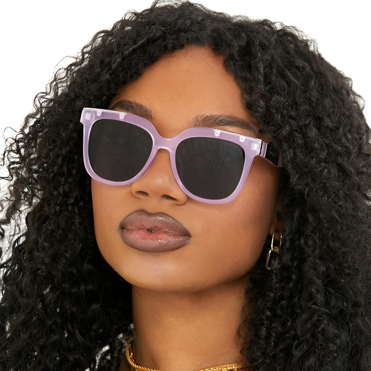 Coco Lilac Wayfarer Sunglasses