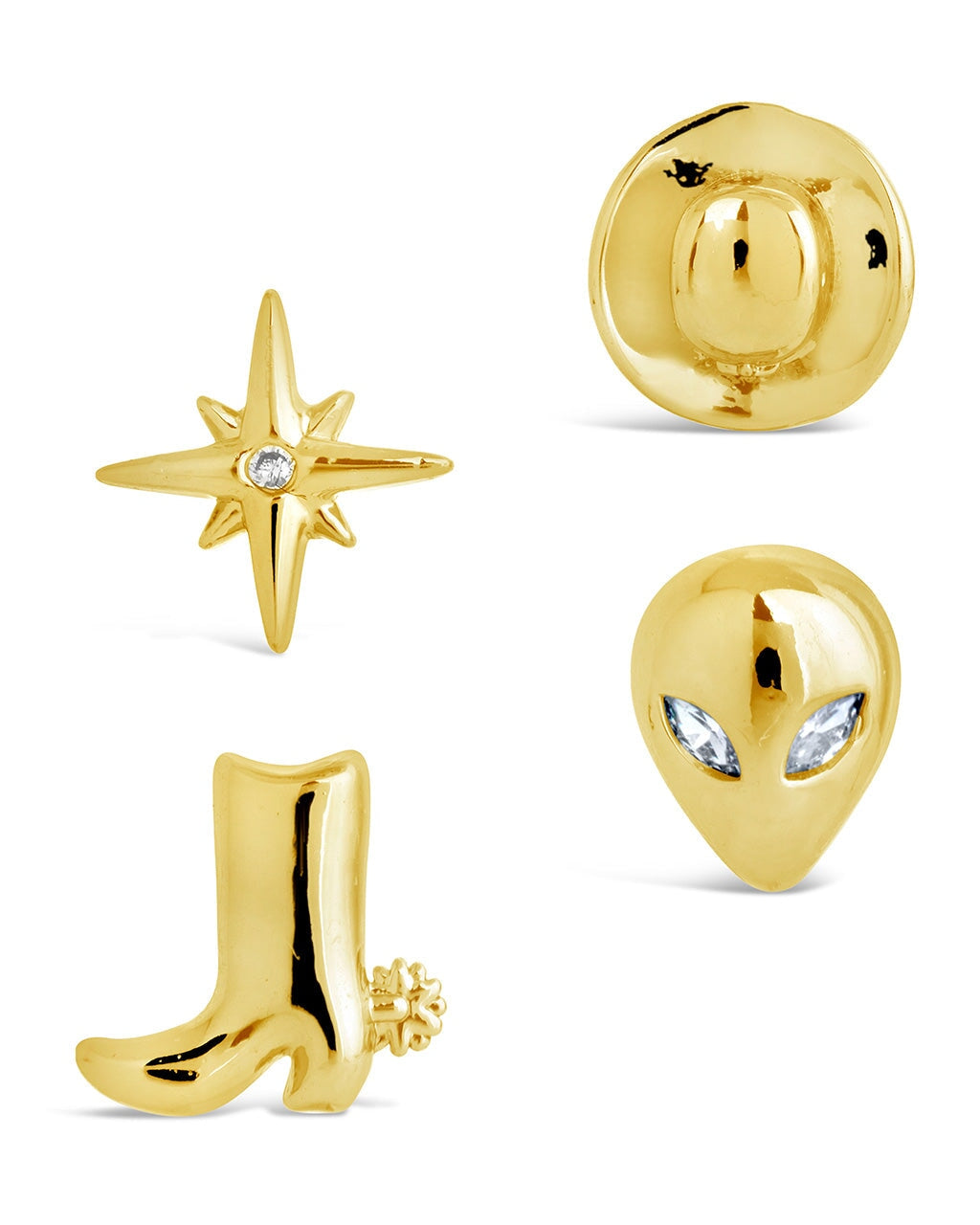 Chappell Mixed Stud Earring Set