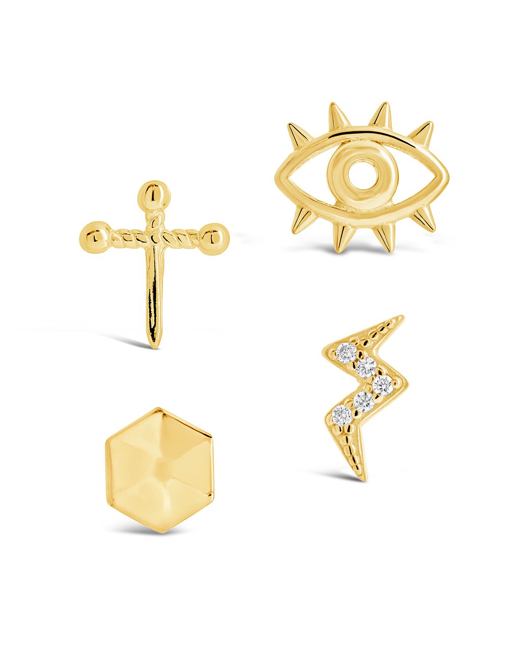Dahlia Mixed Stud Earring Set