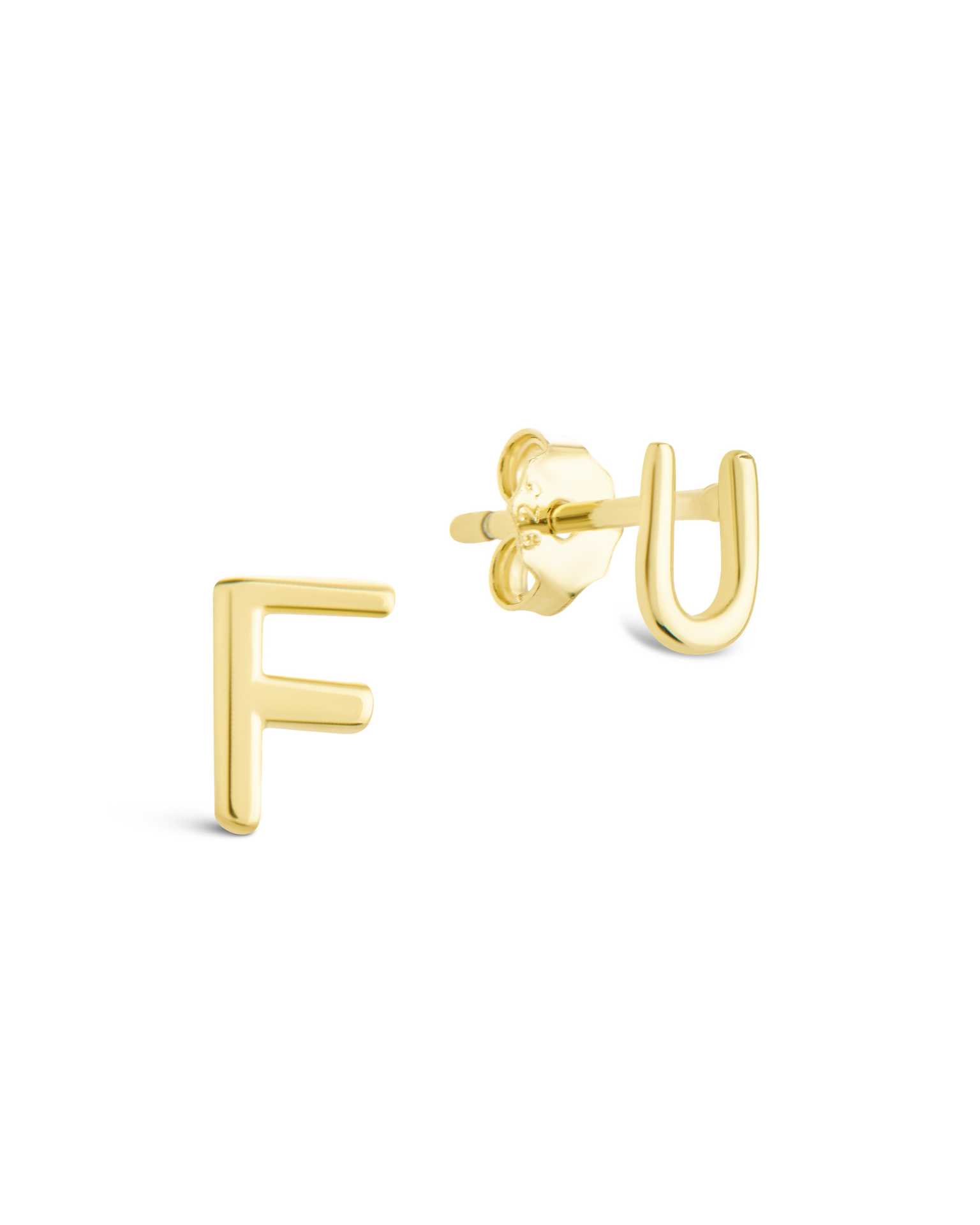 FU Stud Earrings