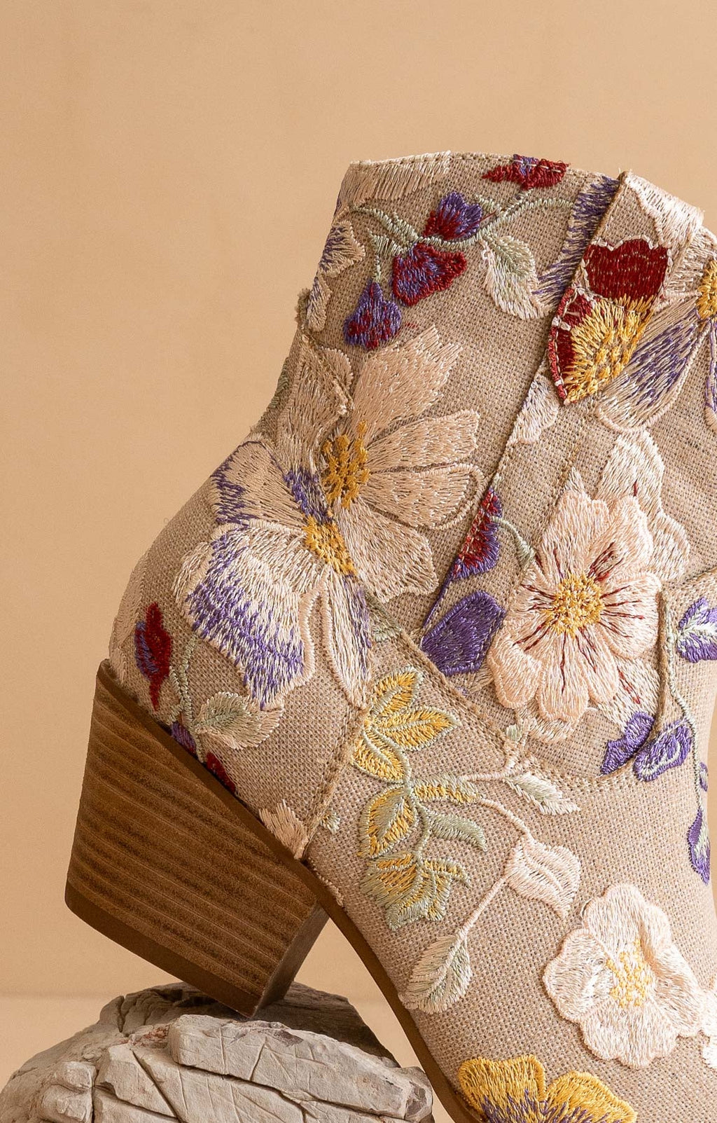 Wanda Floral Appliqué Western Boot