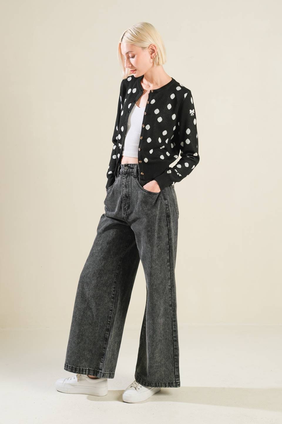 Finley Polka Dot Cardigan