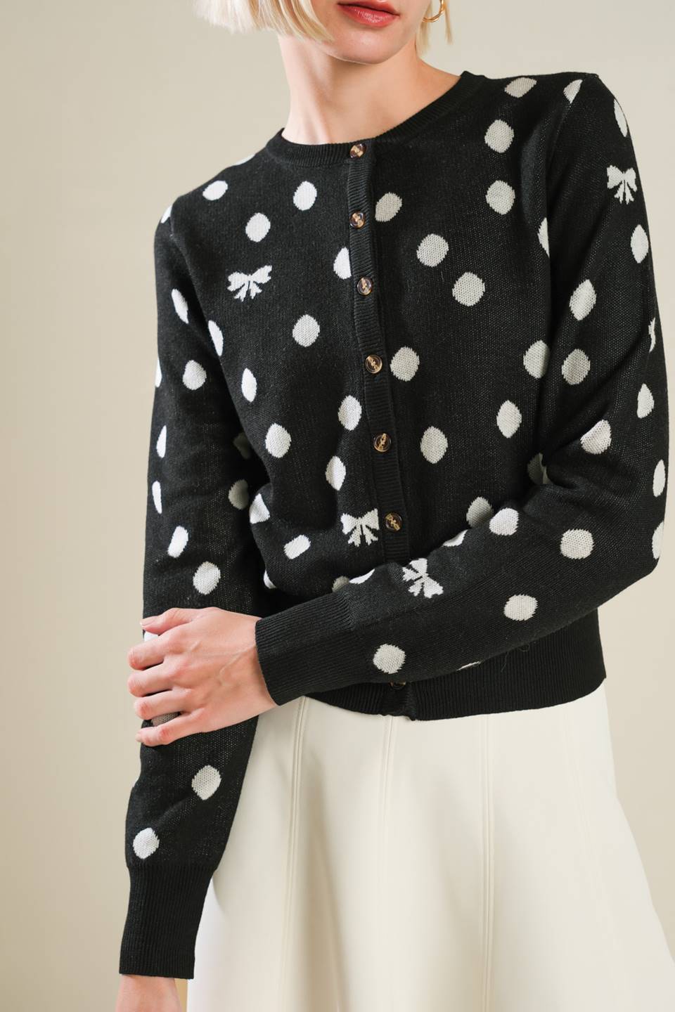 Finley Polka Dot Cardigan