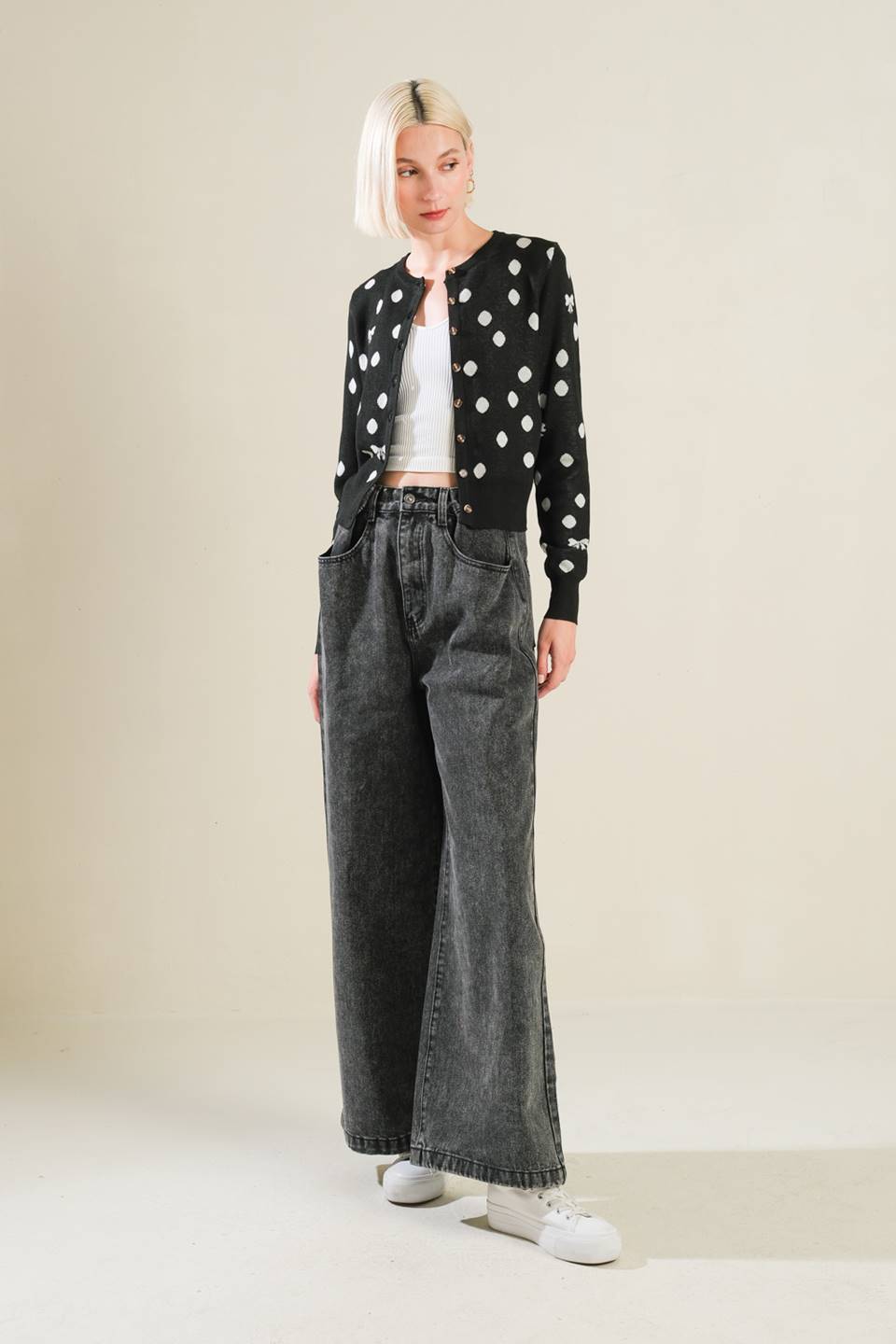 Finley Polka Dot Cardigan