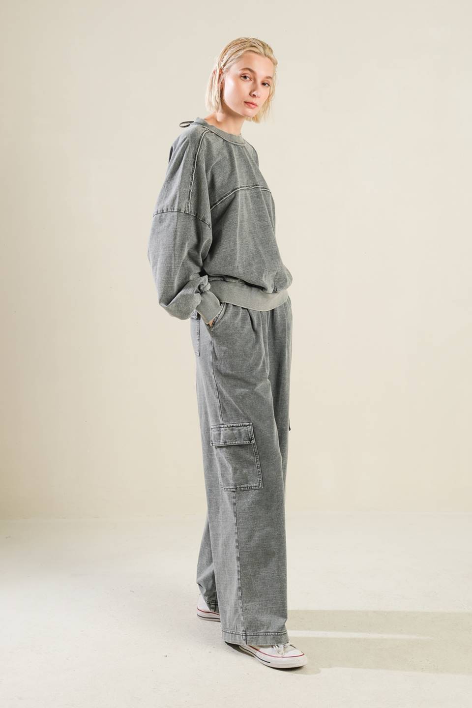 Kassidy Tie Back Sweatshirt
