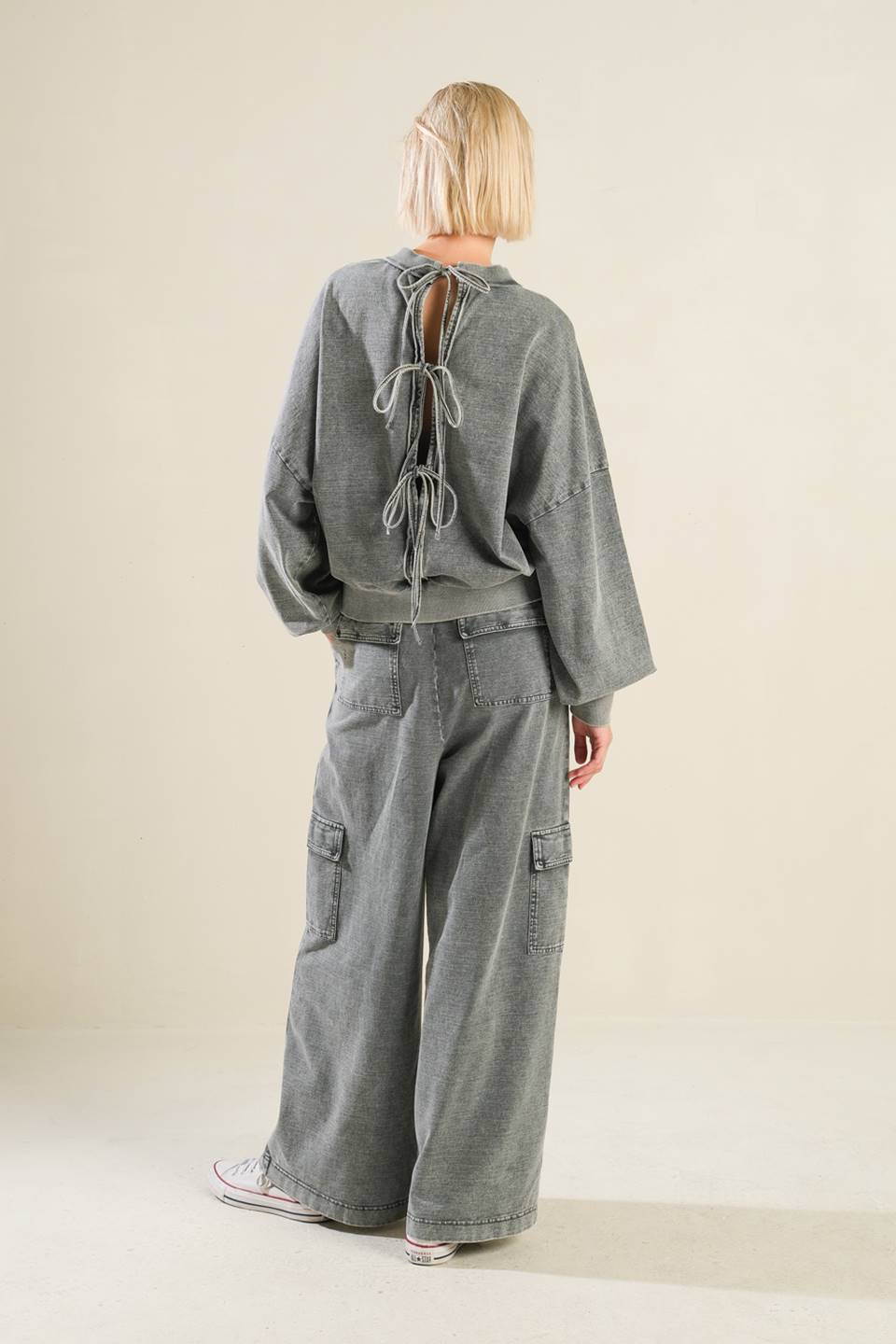 Kassidy Tie Back Sweatshirt