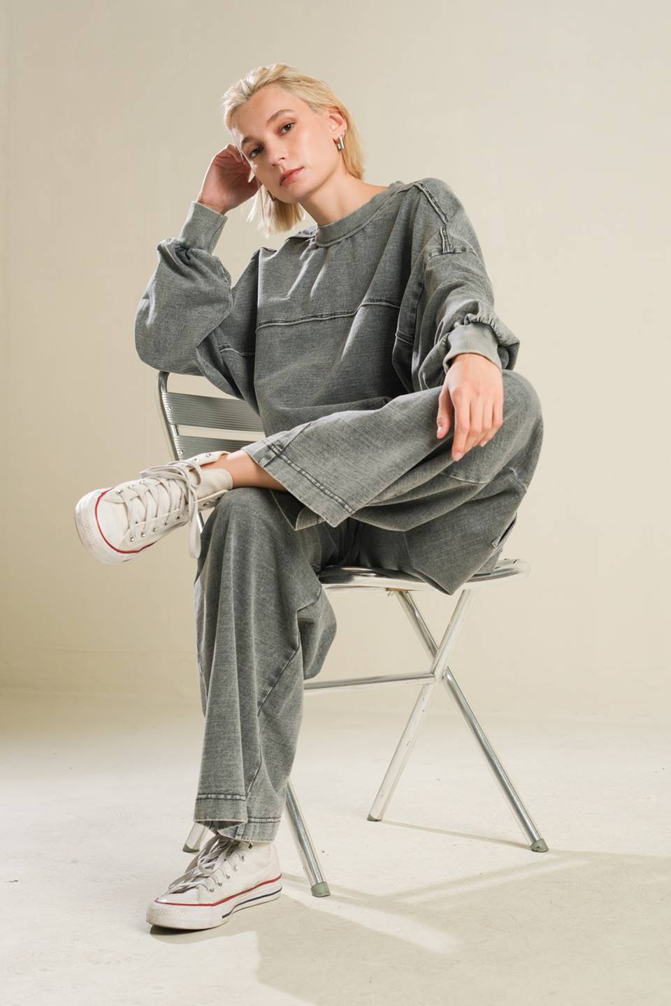 Kassidy Tie Back Sweatshirt