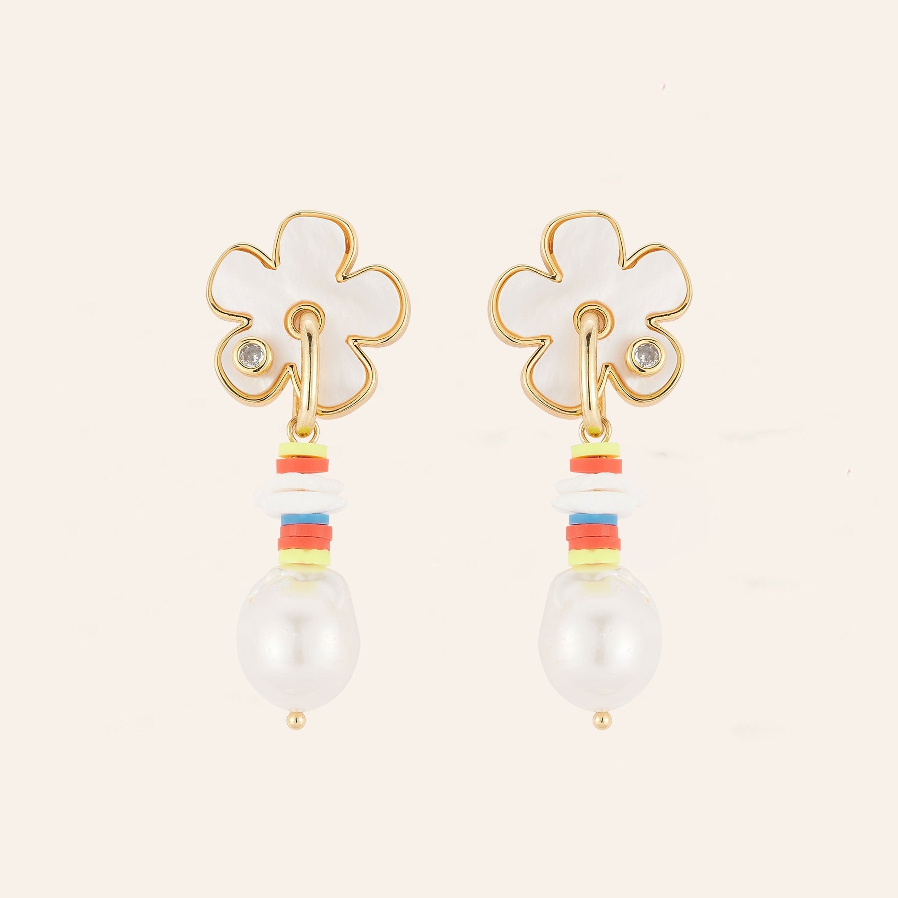 Romy Daisy Drop Earrings