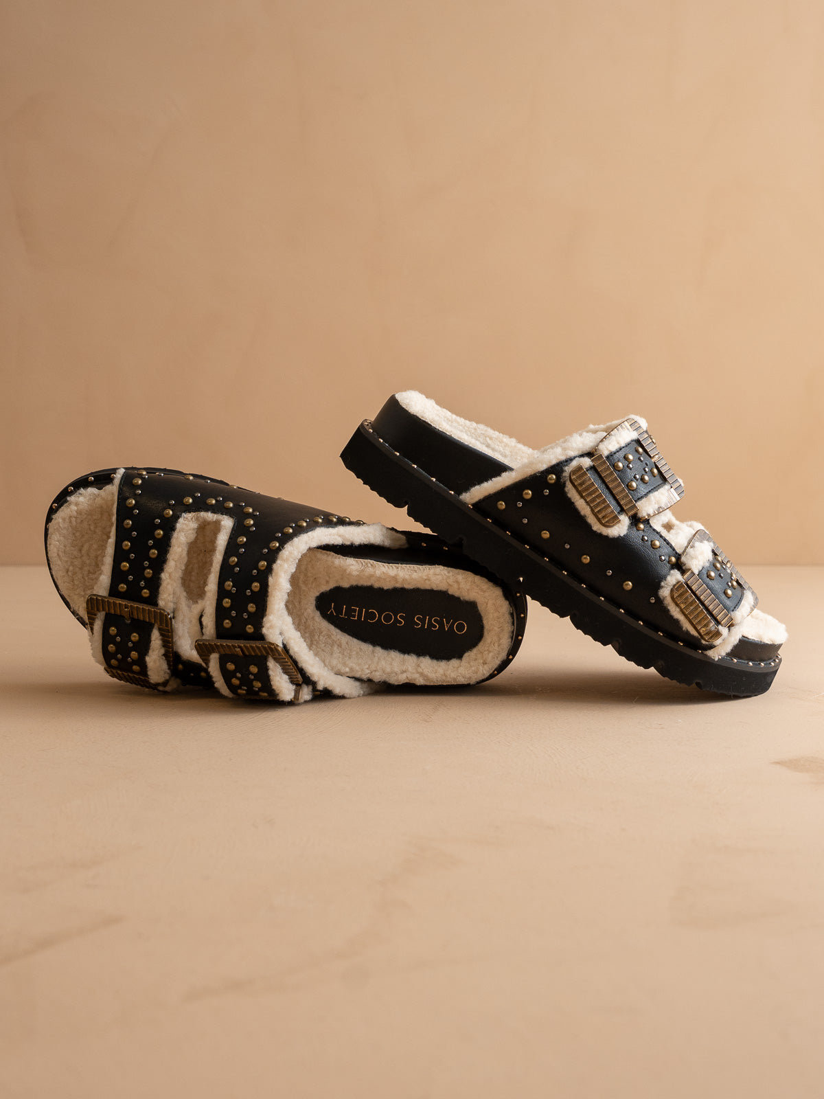 Gaylen Fleece Lined Slipper Slide