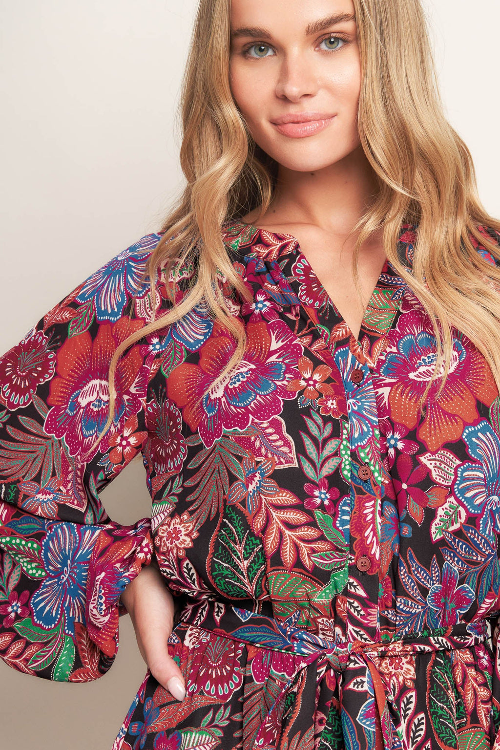 Indrani Woven Mini Dress