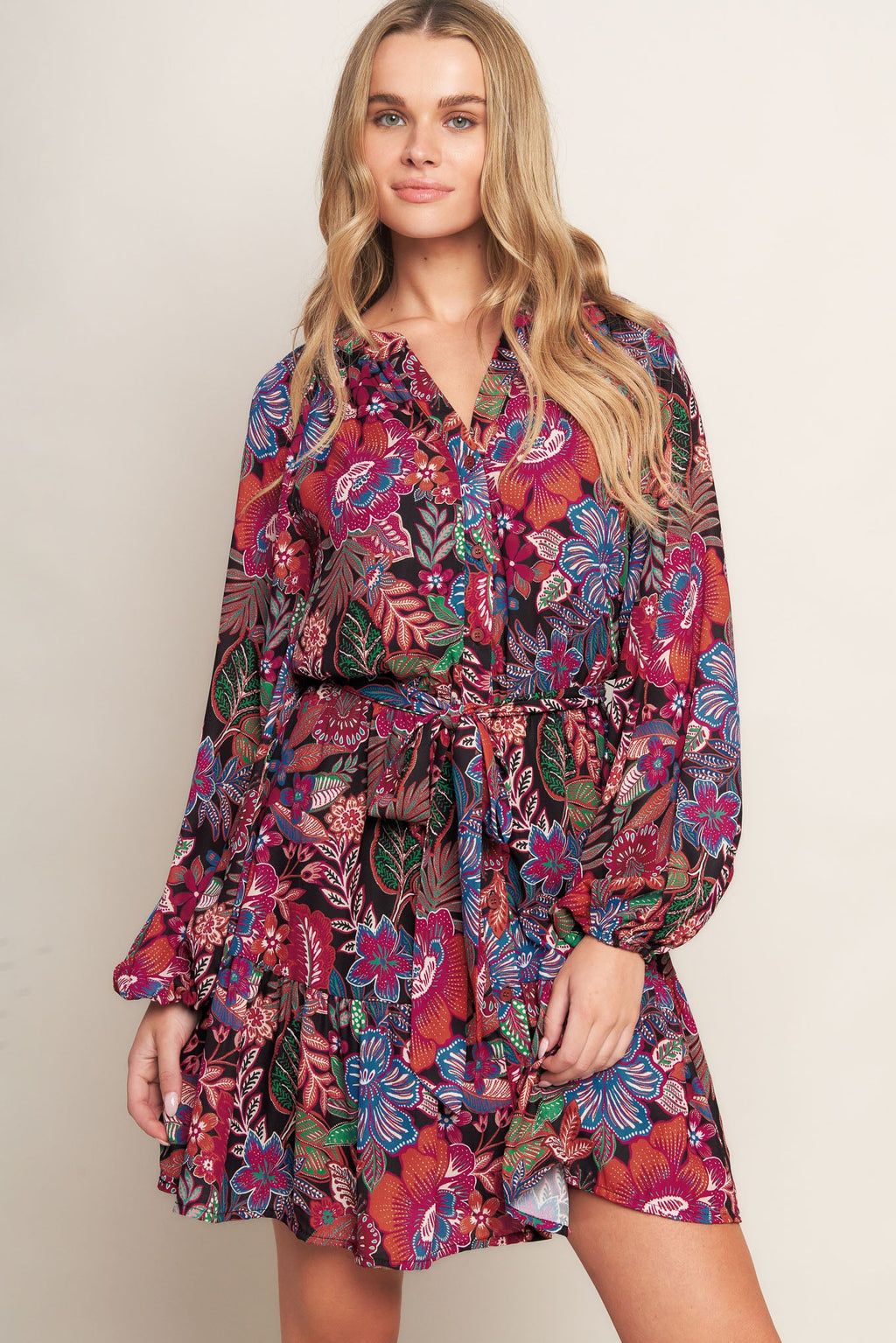 Indrani Woven Mini Dress