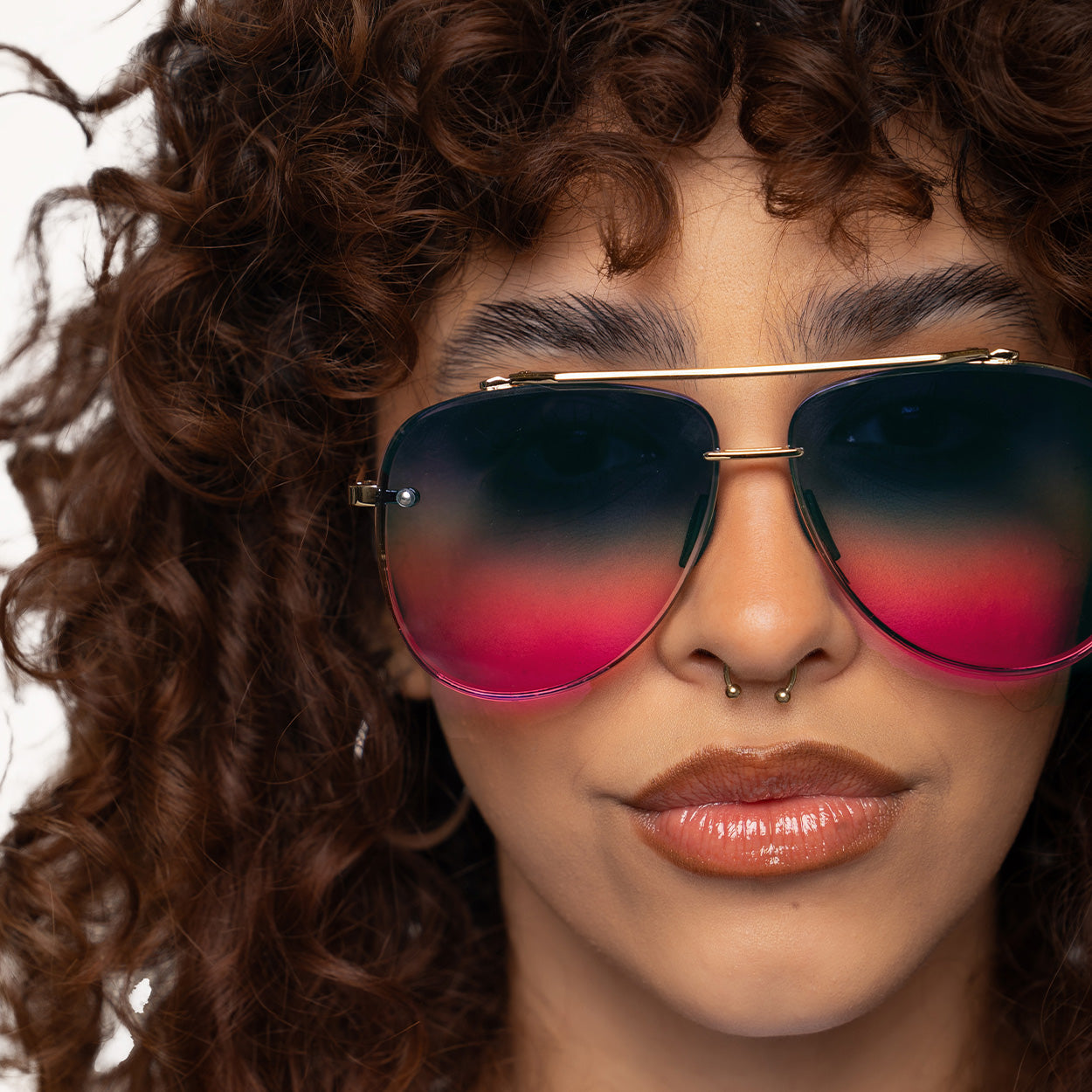 Gloria Pride Aviator Sunglasses