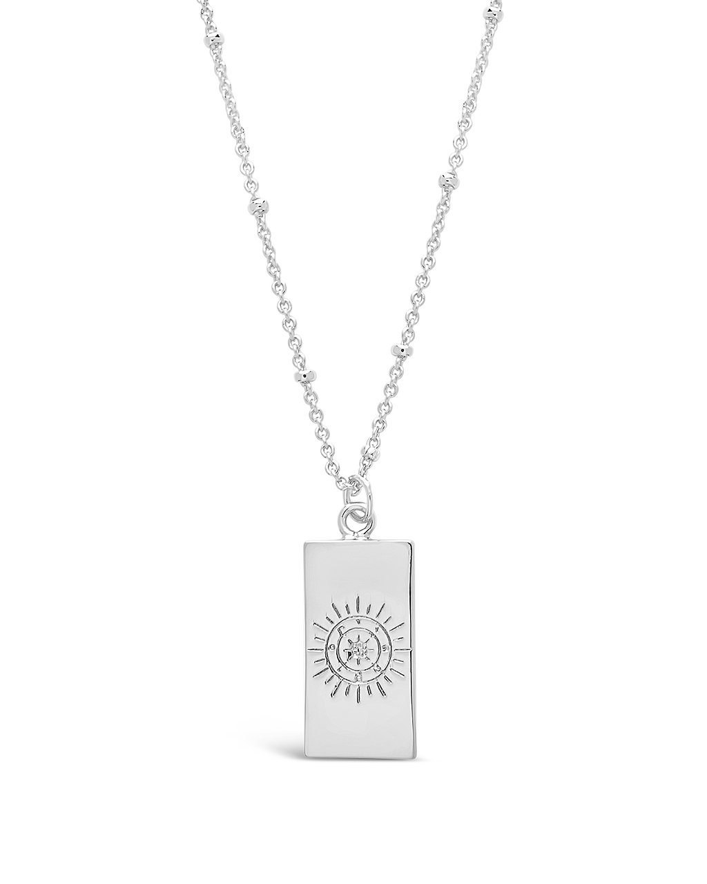 Wheel of Fortune Tarot Card Necklace