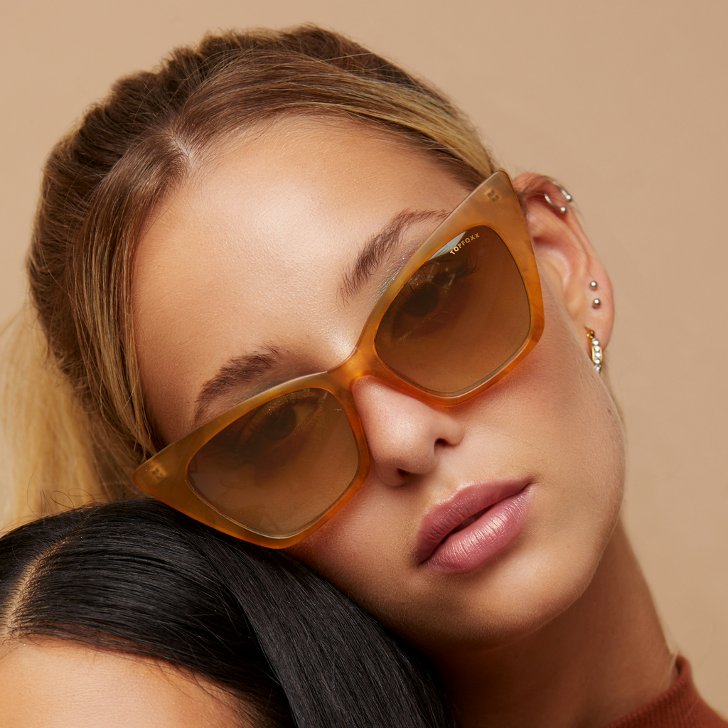 Soleil Translucent Cateye Sunglasses