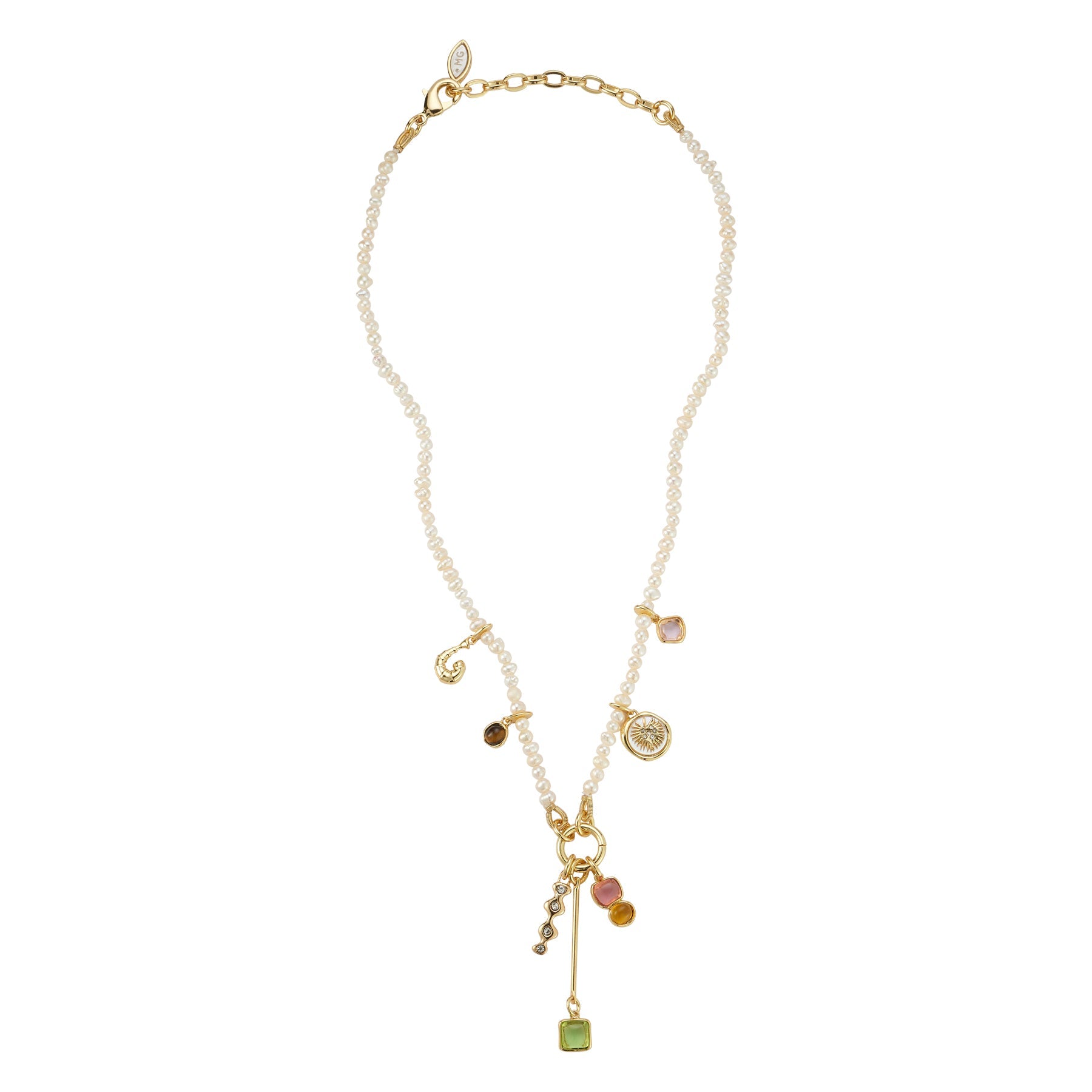 Amora Lariat Charm Necklace