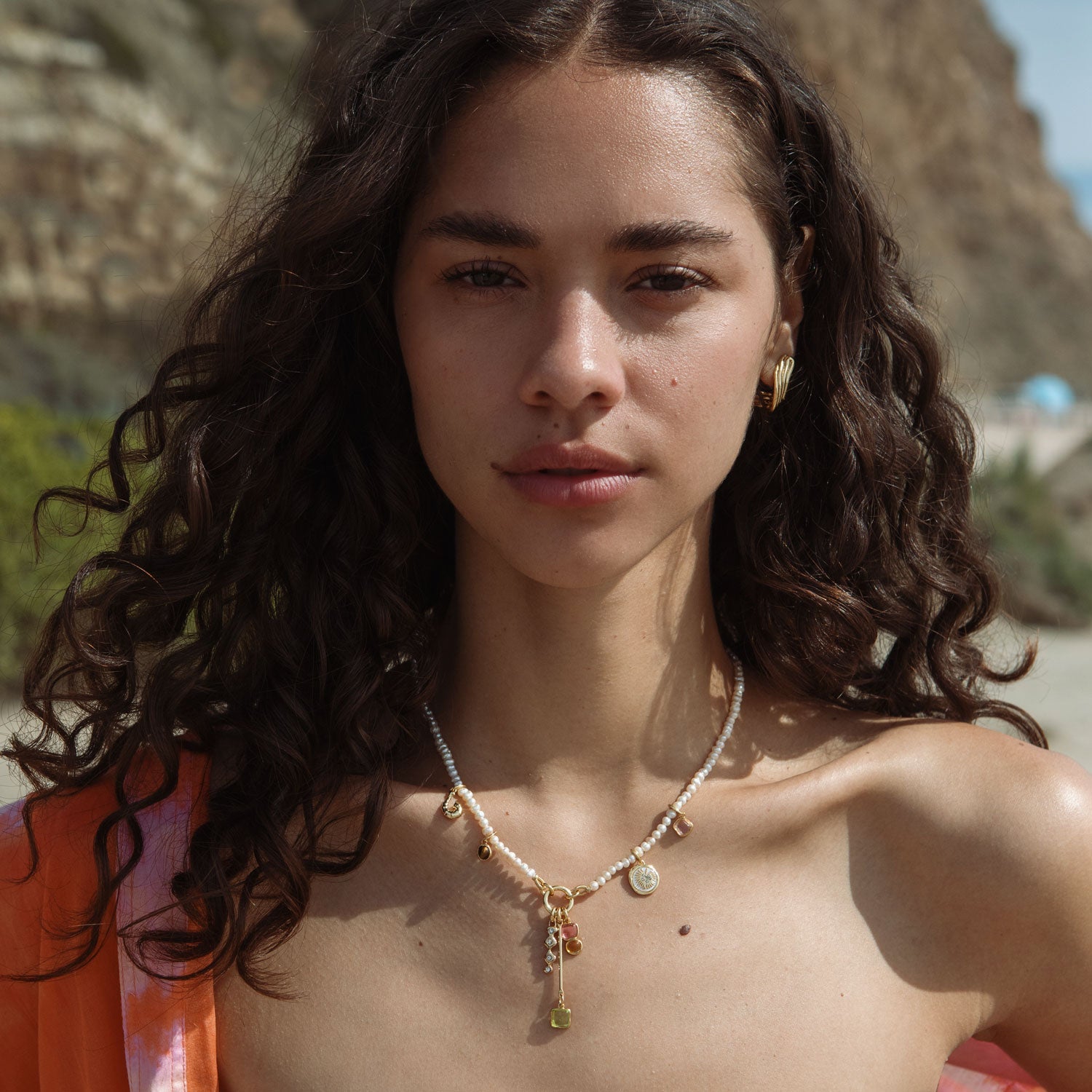 Amora Lariat Charm Necklace