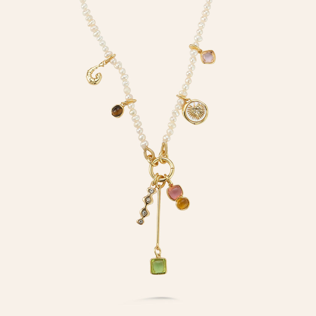 Amora Lariat Charm Necklace