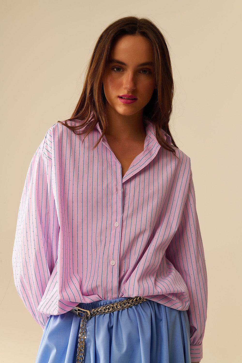 Parker Embellished Poplin Shirt