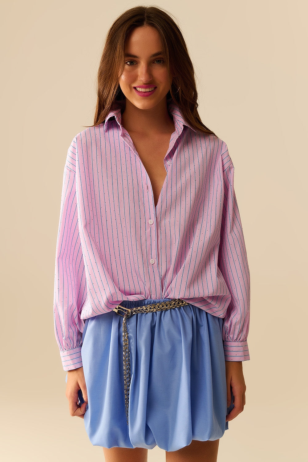 Parker Embellished Poplin Shirt