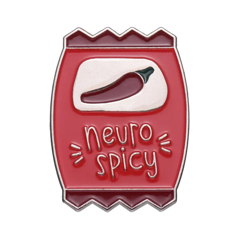 Neuro Spicy Sauce Enamel Pin