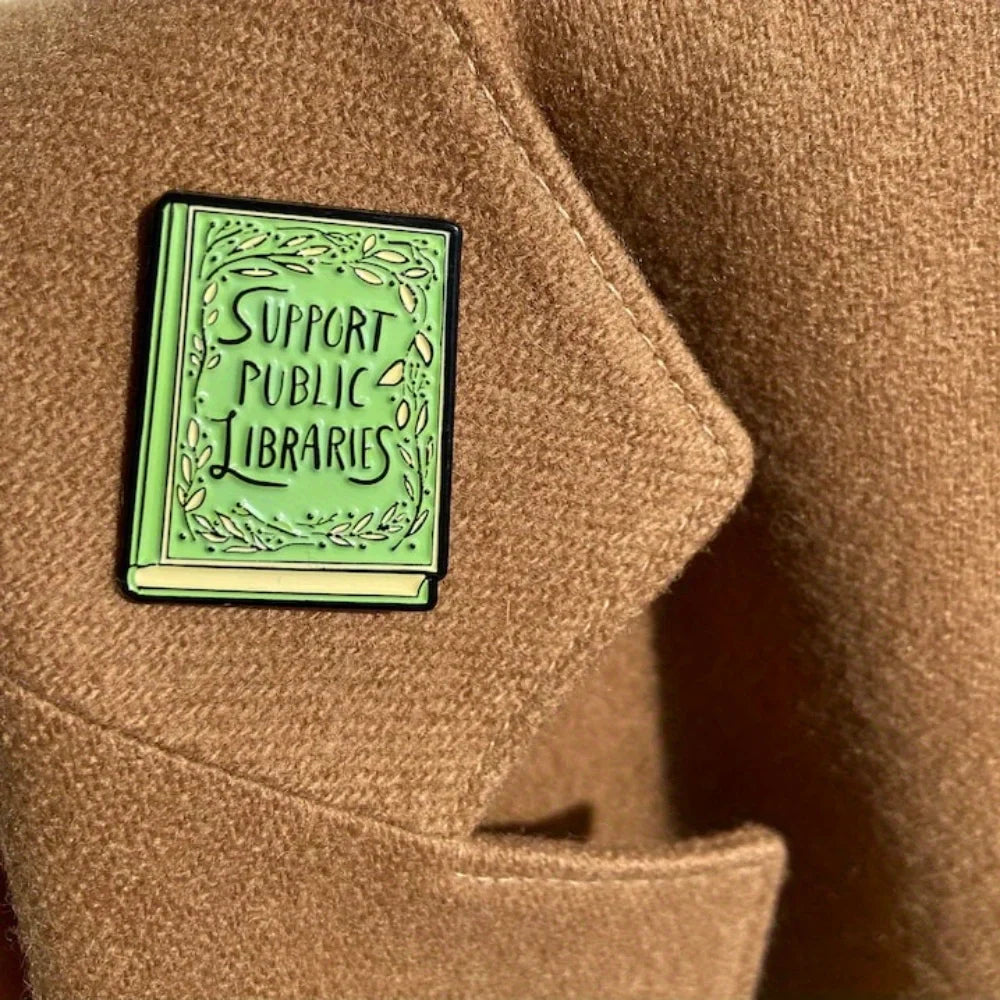 Support Public Libraries Enamel Pin
