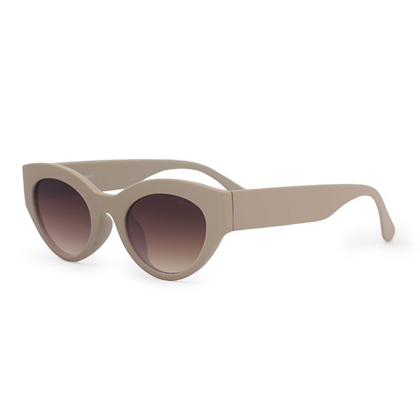 Lizzy Nude Cateye Sunglasses