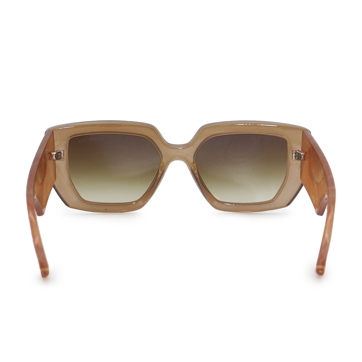 Sienna Oversized Sunglasses in Latte