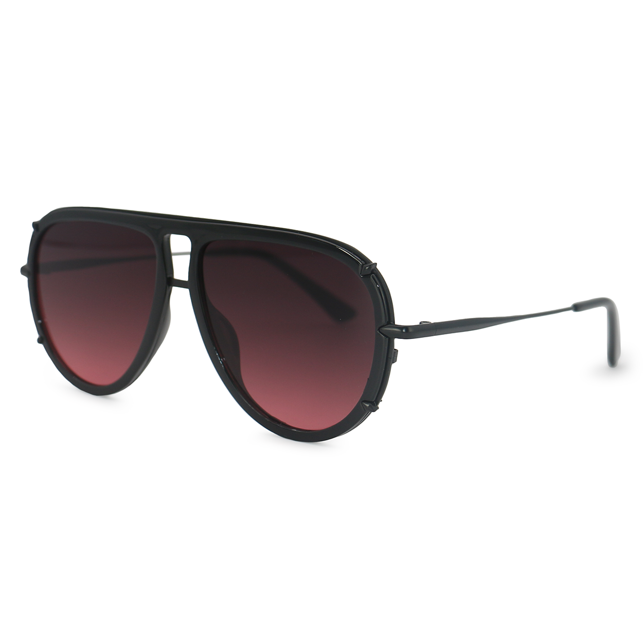 Ivy Luxe Aviator Sunglasses in Ruby