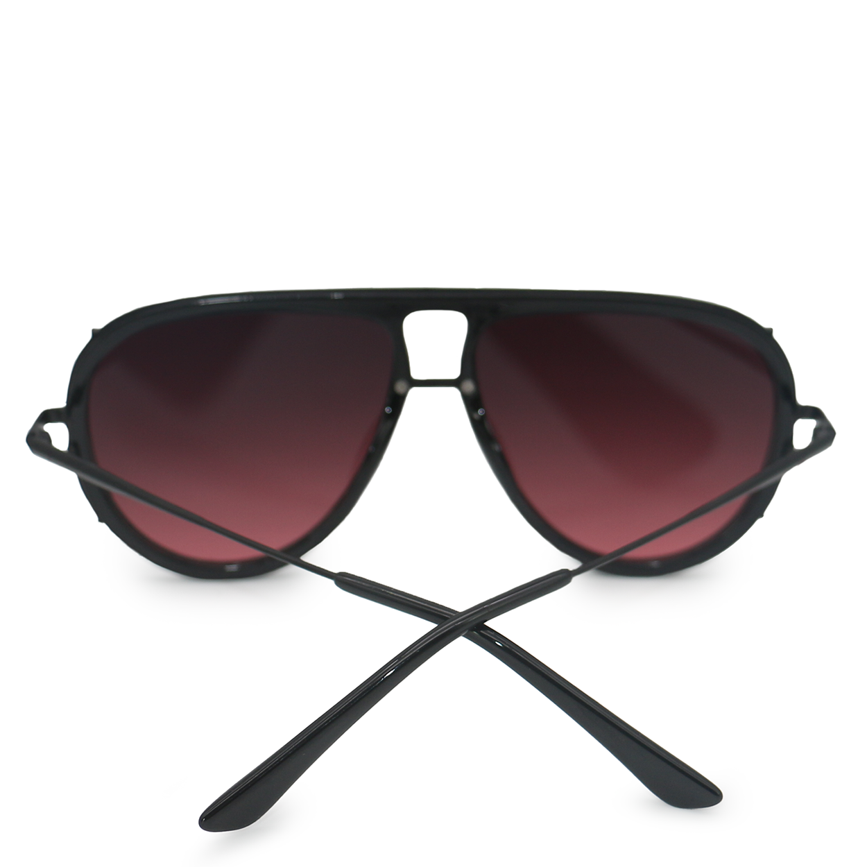 Ivy Luxe Aviator Sunglasses in Ruby