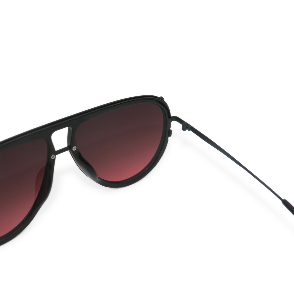 Ivy Luxe Aviator Sunglasses in Ruby