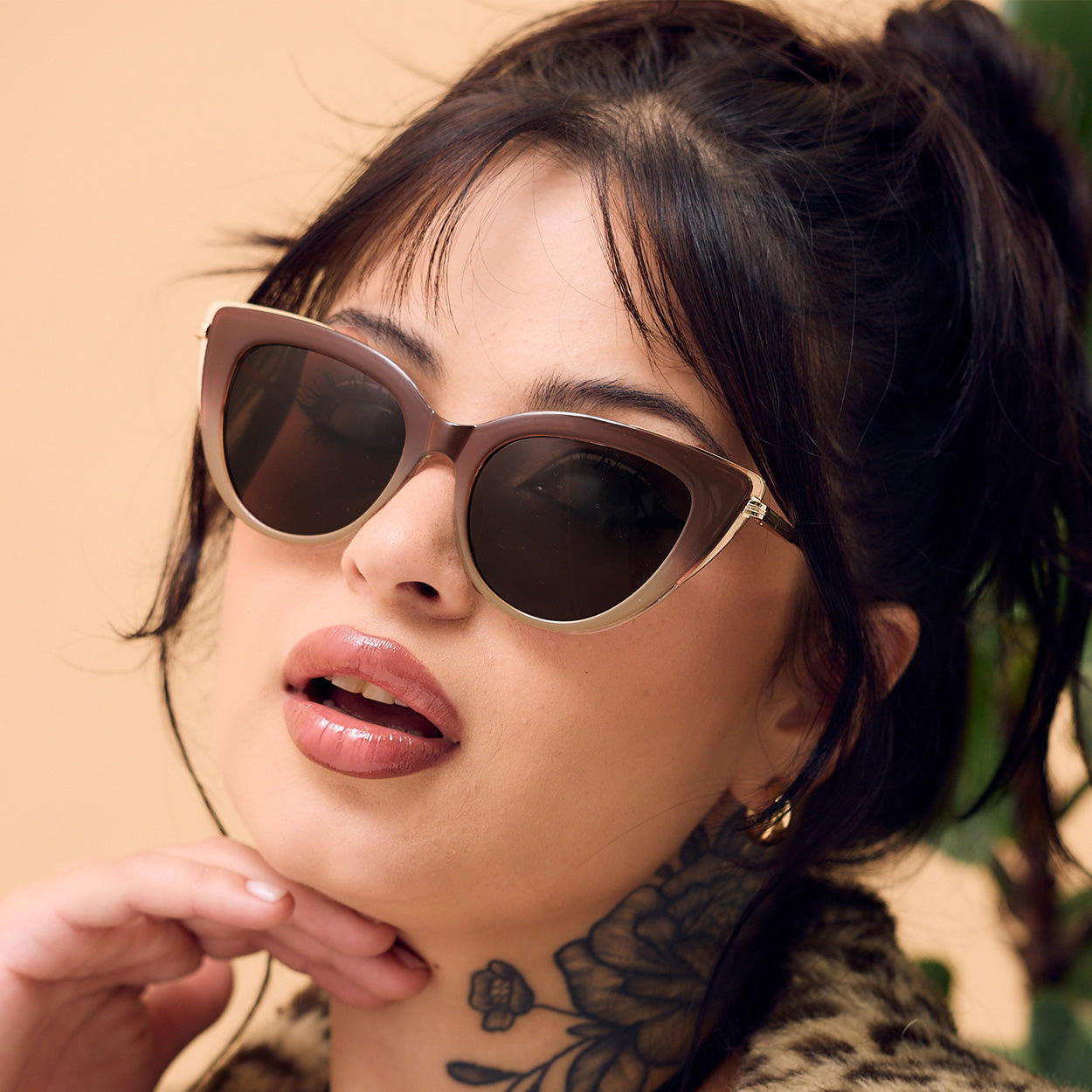 Hazel Oversized Cateye Sunglasses