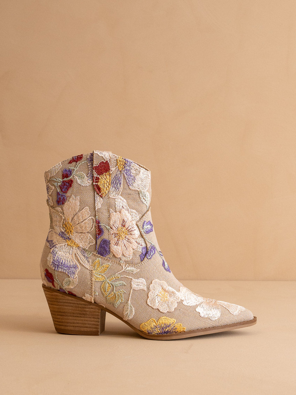 Wanda Floral Appliqué Western Boot