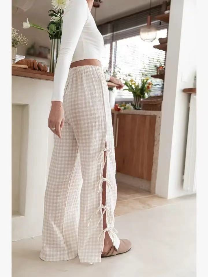 Gemma Side Tie Bow Pants