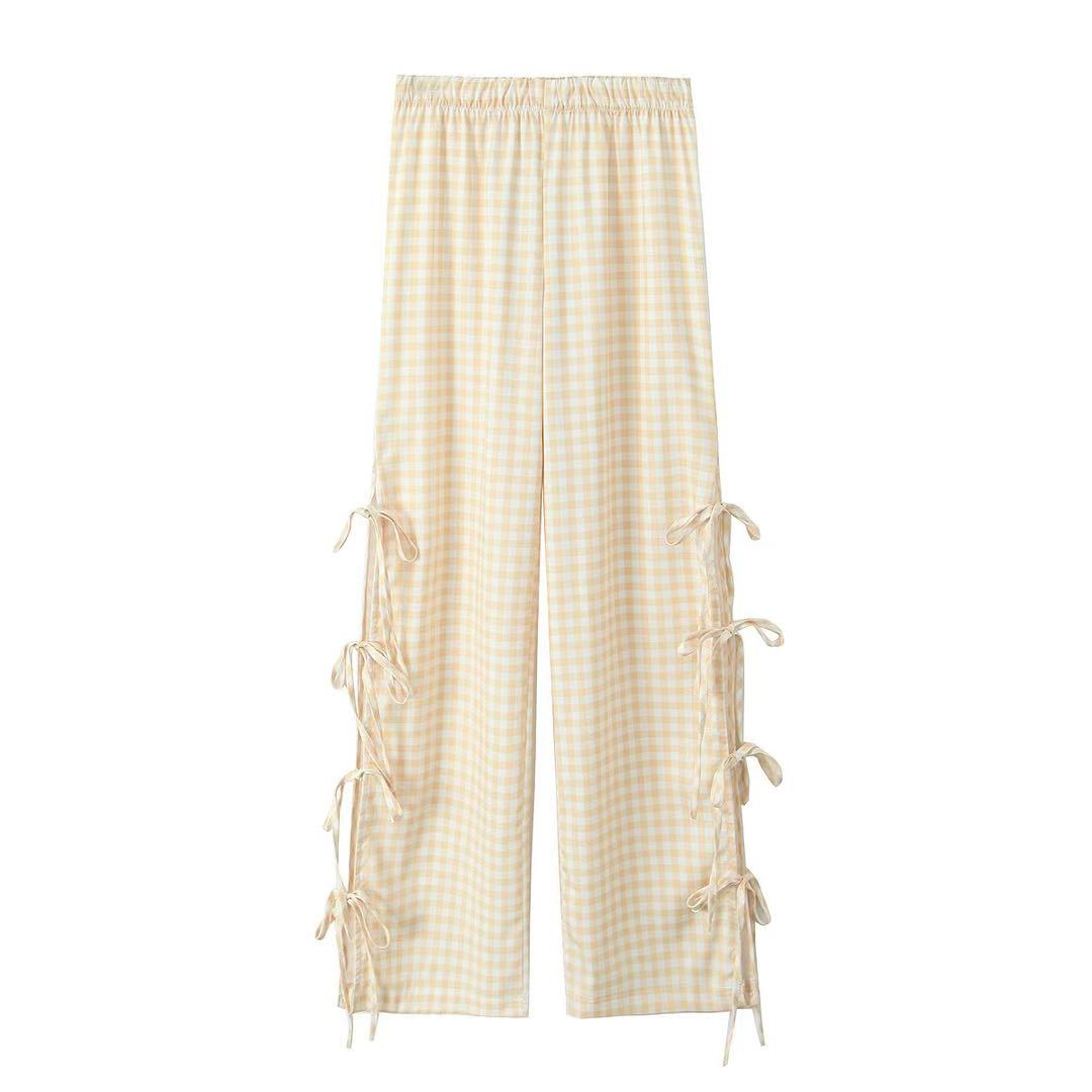 Gemma Side Tie Bow Pants