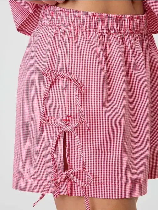 Clarissa Side Tie Bow Shorts